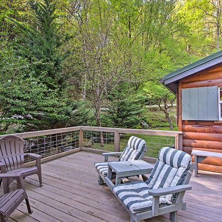 Bryson City Cabin With Fire Pit On Coopers Creek! エクステリア 写真