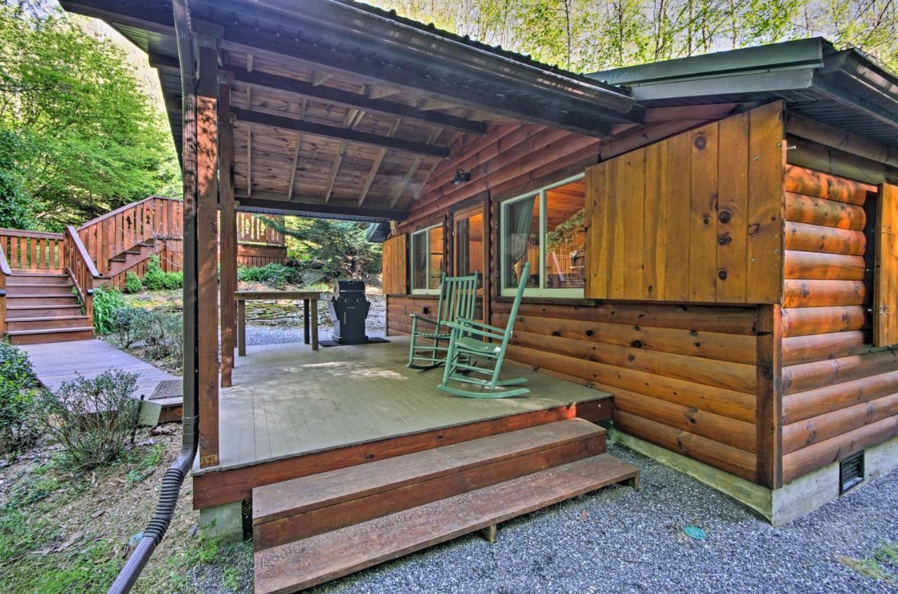 Bryson City Cabin With Fire Pit On Coopers Creek! エクステリア 写真