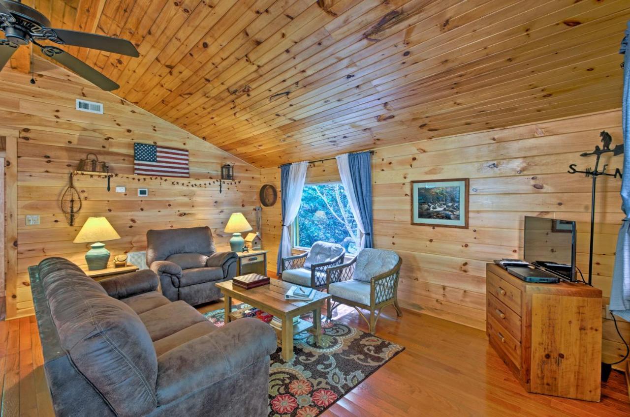 Bryson City Cabin With Fire Pit On Coopers Creek! エクステリア 写真